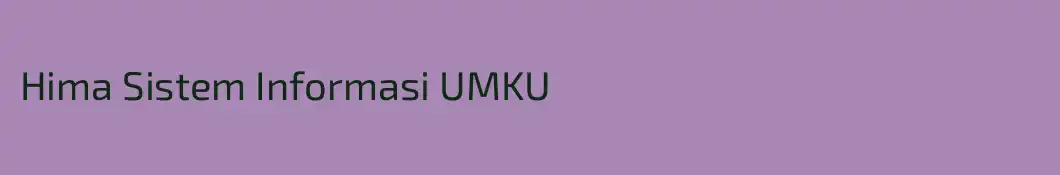 Hima Sistem Informasi UMKU
